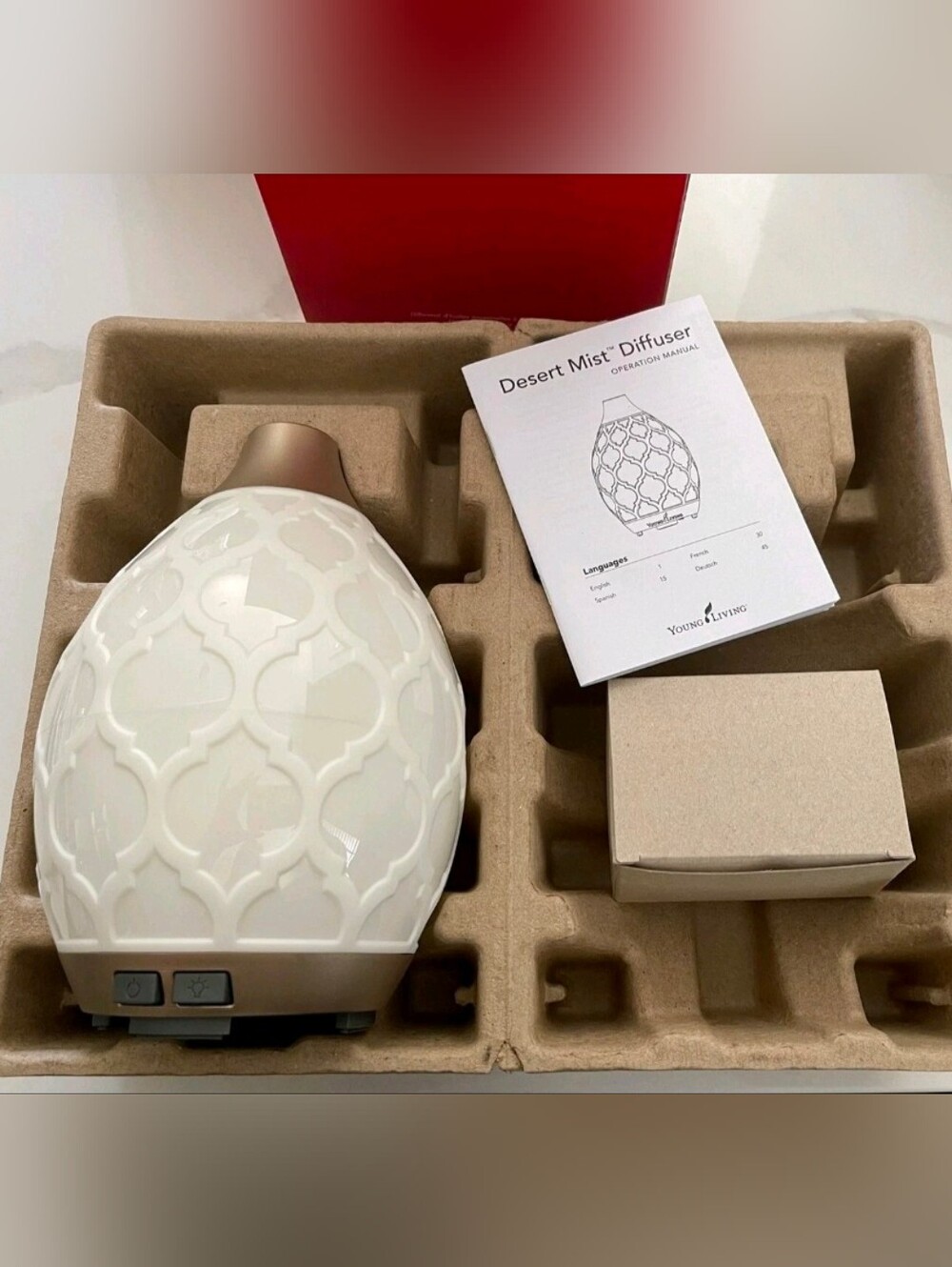 Ultrasonic Young Living Desert Mist Diffuser In Box